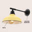 Applique murale en fer Manasi-901960028