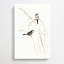 Double-Barred Finch by Shibata Zeshin - Wrapped Canvas-55342606