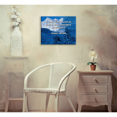 Ophelia & Co. Gallery Wrapped Canvas By James Webb: "If they didn’t want to know, they shouldn’t have