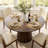 46" Round Pedestal Dining Table