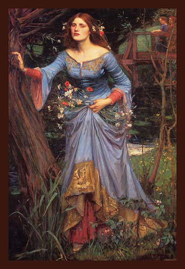 «Ophelia» par John William Waterhouse, impression