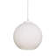 Luminaire suspendu base blanche 8 po Cleo