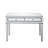Latasha 42" W Solid and Manufactured Wood Writing Desk with Tapered Legs
