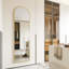 Miroir arqué pleine longueur (doré)