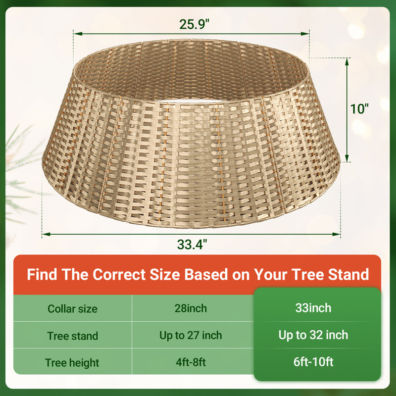 28.1 " Tree Collar, 33 Inch