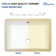 20" L x 15.5" W Rectangular White Ceramic Undermount Bathroom Sink with Overflow