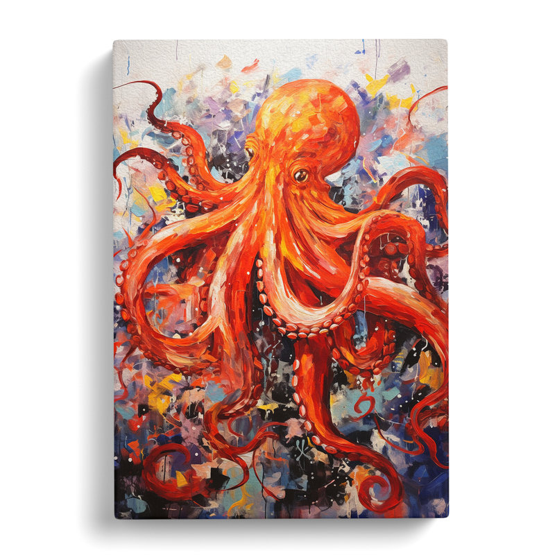 Octopus Expressionism No.2 - No Frame Print