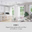128cm Ceiling Fan with Light Kit-62758029