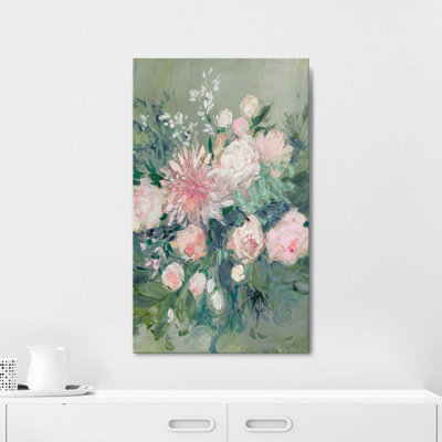 "Romantic Rendezvous Florals I" par Julia Purinton, reproduction sur toile
