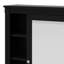 Armoire à pharmacie de salle de bain avec miroir, armoire de rangement murale moderne avec porte en miroir et 6 tablettes ouvertes