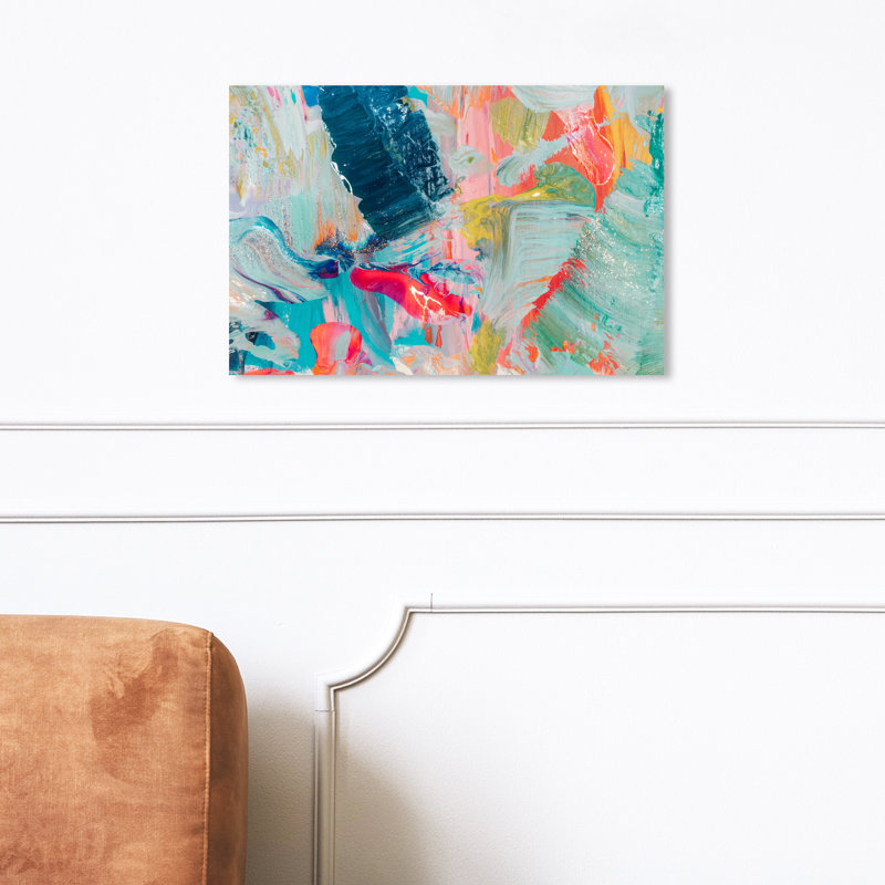 «Abstract That Love Feeling», impression sur toile, H 16 po x l 24 po, Toile tendue, Sans cadre