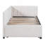 Lit de jour rembourré de style moderne avec lit gigogne et structure de canapé-lit simple-684341746