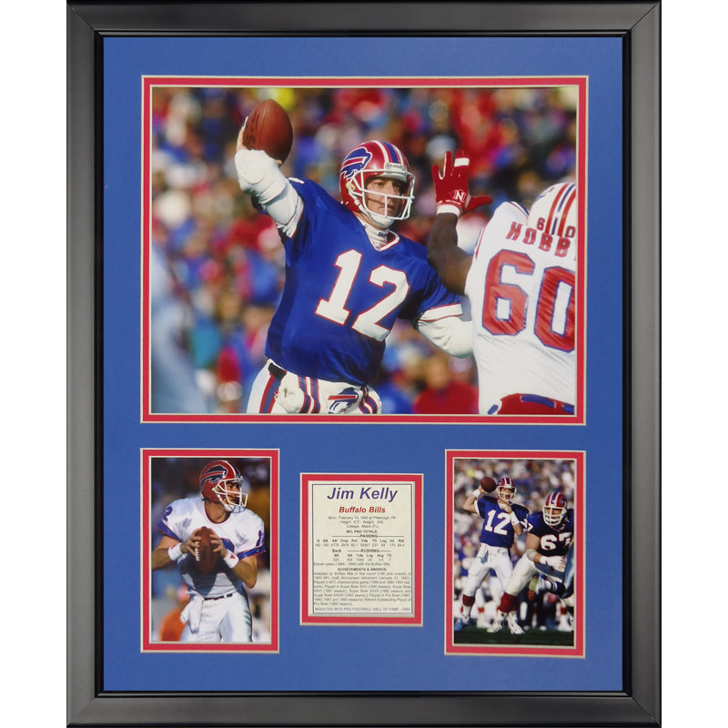 Memorabili de buffalo bills-jim kelly, encadrée NFL