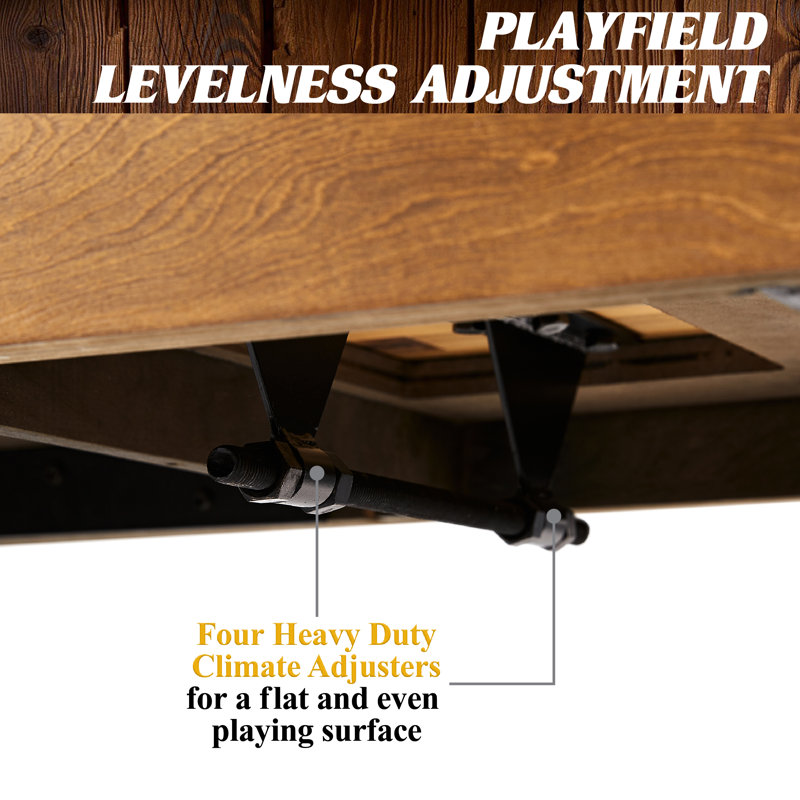 Barrington 12-ft Urban Clyborne Shuffleboard Table With Scratch-Resistant Playfield and 8 Puck Set