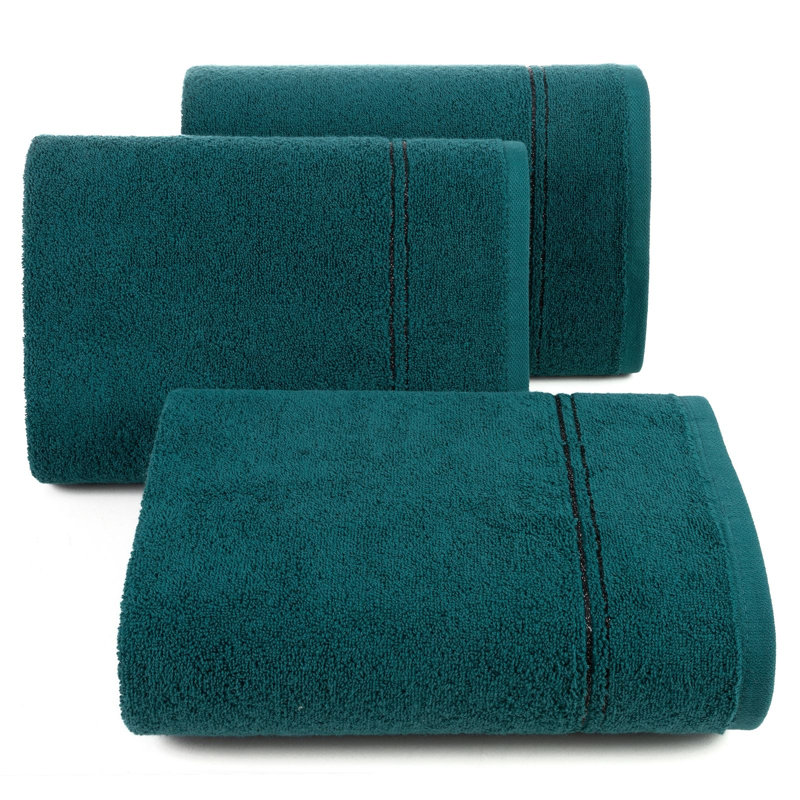 Horey Midweight Jacquard Hand Towel, Turquoise
