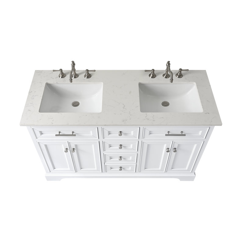 Haisley 54" W Double Vanity