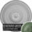 Endurathane Large Classic Ceiling Medallion, 54"OD x 4 7/8"P (Fits Canopies up to 13 1/2"), Hand-Painted Athenian Green Finish-27882173