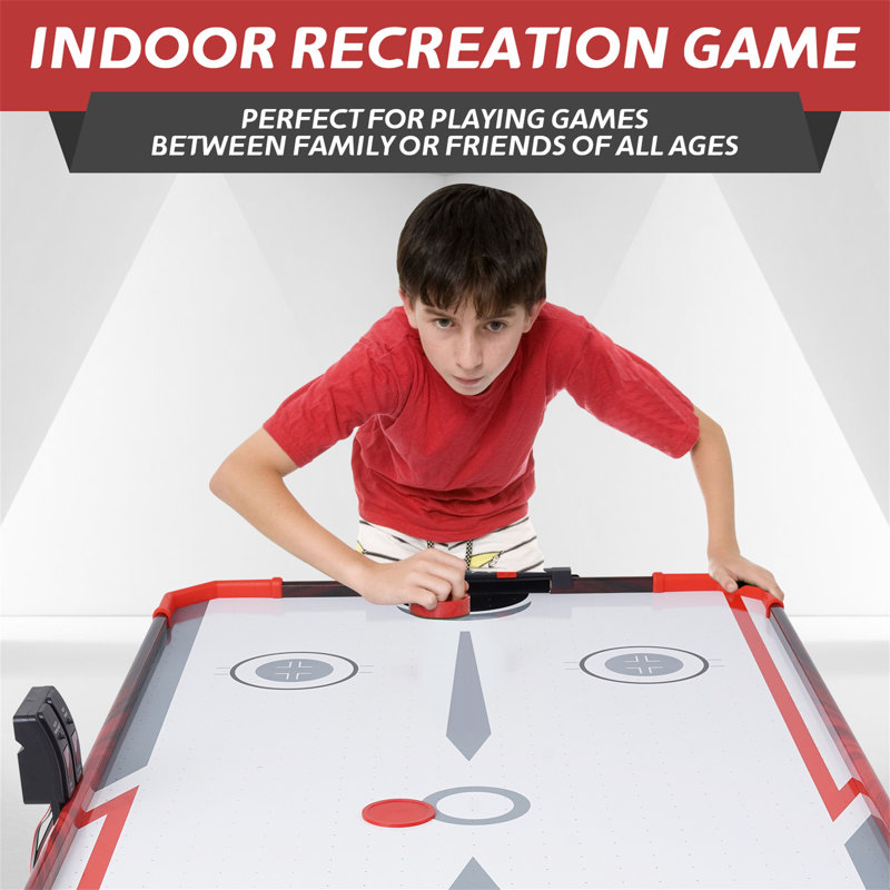 RayChee 48'' 2 -Player Manufactured Wood Air Hockey Table with Digital Scoreboard