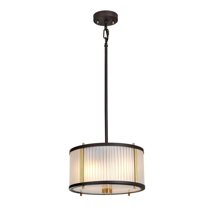 Schoonmaker 2 - Light Drum Pendant, Black