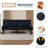 The 67-Inch PVC Multi-Functional Sofa Bed, With A Foldable And Cup Holder Design, Makes It Extremely Convenient To Turn The Living Room Into A Guest Room-405993183