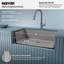 Évier de cuisine à simple cuve en composite 32 po x 19 1/2 po Karran-35699387