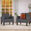 Fauteuil capitonné de 28,47 po Binstead-1897853196