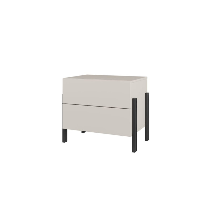 Syohei 55cm W Manufactured Wood Bedside Table
