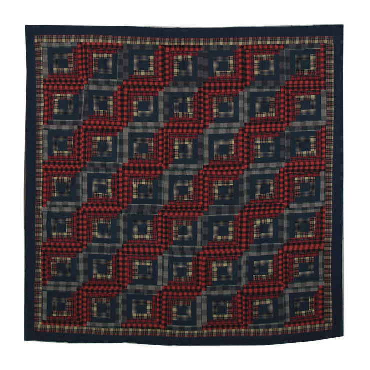Cotton Patchwork Shower Curtain