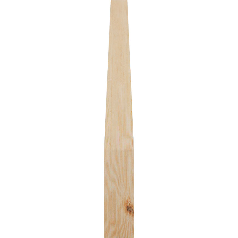 Attelle impériale du genou, Sapin de Douglas, Lisse, H 36 po x l 3,5 po x P 30 po