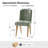 Jeremias 19"W Modern Upholstered Dining Chairs with Solid Wood Legs Set of 2-121081592