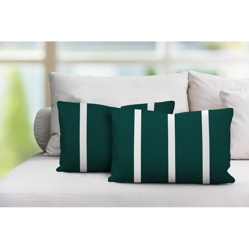 Coussin intérieur / extérieur Tripo, Émeraude