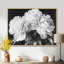 Pivoines en blanc et noir - impression sur toile encadrée de pivoines-1615423297-1860648354-1615423318