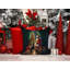 Coussin Doberman Pinscher and Santa Claus-101410357