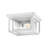 Republic Textured White 11'' W 2 - Bulb Outdoor Flush Mount