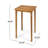 Aiyden 2 - Person Wicker Patio Dining Set with Rectangular Table-2091131026-2091138913