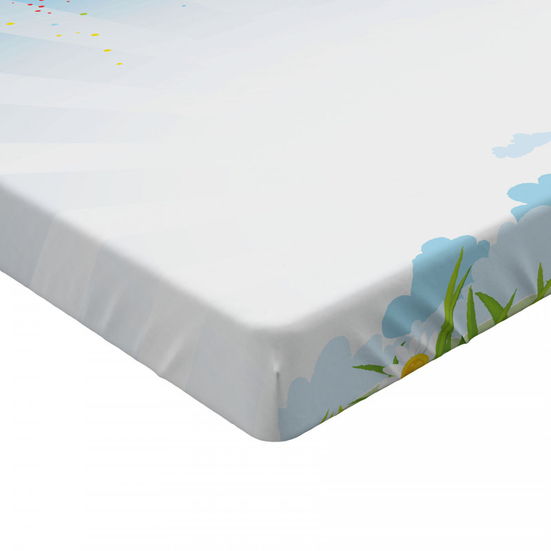 Circus Microfiber Fitted Sheet, Queen Fitted Sheet