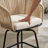 Switte Modern 31.5" Swivel Bar Stool Set of 2 w/ Rattan Armrests & Footrest, 250lb Capacity 