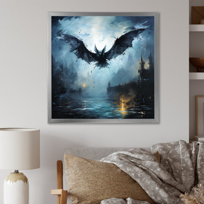 Impressionniste de chauve-souris impressionniste au clair de lune