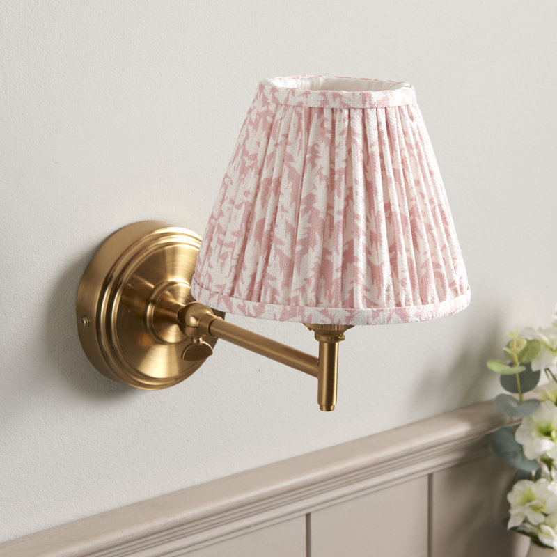 Step Fold Armed Sconce, Peachy Keen
