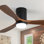 Ventilateur de plafond à 3 pales DEL Nicola