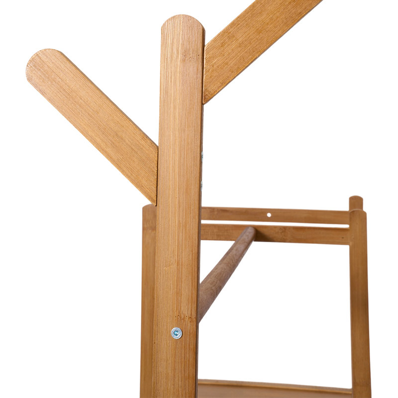100cm Clothing Rack, Light Brown