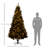 500 Warm White Led Christmas Tree, 7.5' Tall, 1346 Branch Tips, Black Shade 7.5-foot Tall Tree With And Dense