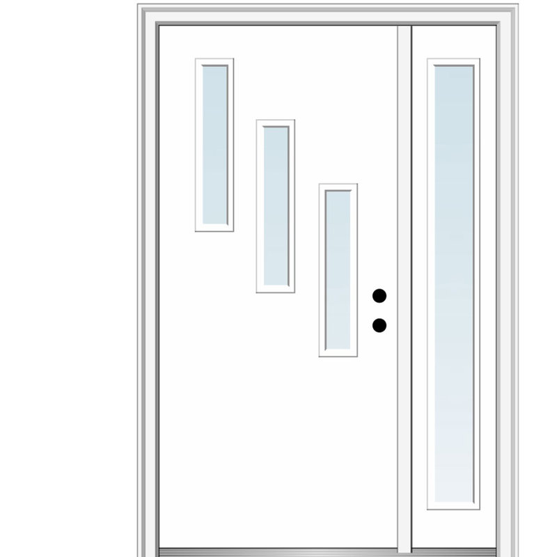 Portes d'entrée prémontées Spotlight, Gauche, 53" x 81.75"