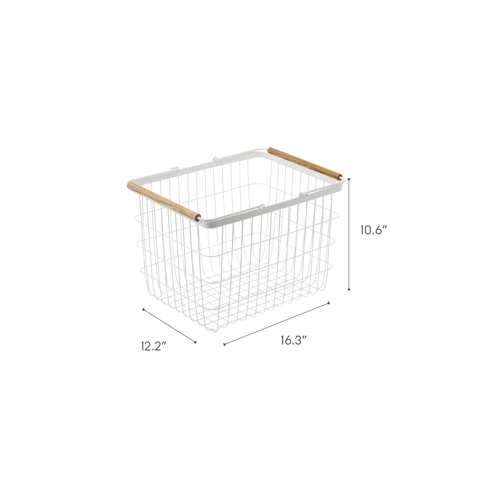 Tosca Laundry Basket, Small (10.6" H x 16.3" W x 12.2" D)