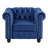 Eisner Velvet Chesterfield Chair-978755693