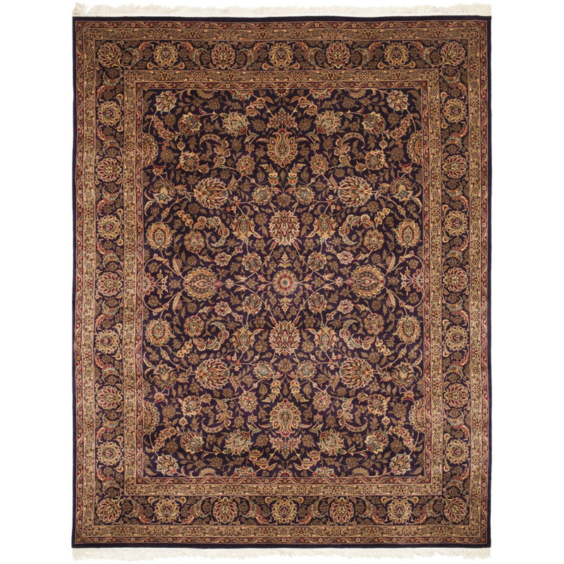 Tapis à motif floral Royal Kerman, Rectangle 4 pi x 6 pi