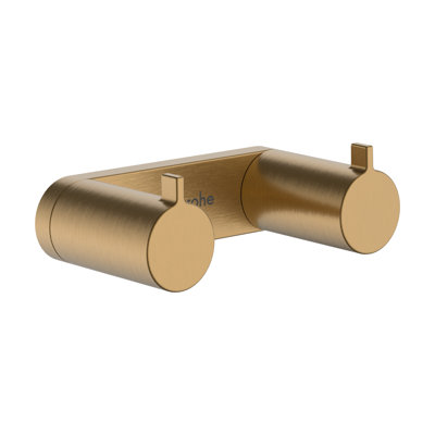 hansgrohe AddStoris S Double Hook in Brushed Bronze