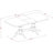 9 Piece Kitchen Table & Chairs Set Includes a Rectangle Dining Room Table with Butterfly Leaf and 8 Dining Chairs, Buttermilk & Cherry