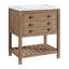 Meuble-lavabo simple autoportant avec plateau en marbre Grigg-93928419