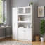 Expandable Office Swampscott Cabinet with Pull-Out Organizer, Glass Doors & Multi-Functional Shelving-442125104